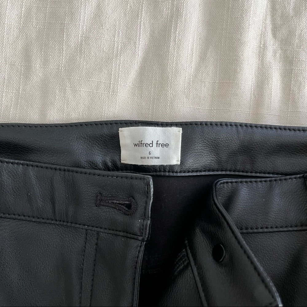 Aritzia Babaton Leather Command Cropped Pant - image 7